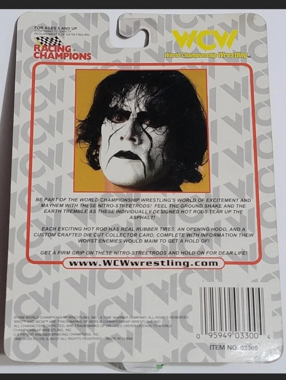 Saturn (Perry Saturn) WCW Nitro-Street Rods Die Cast Car by Racing Champions